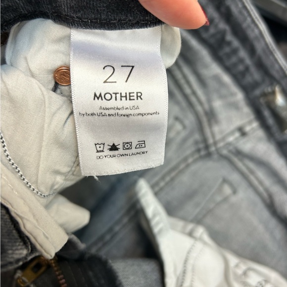 MOTHER Undone Hem Looker Ankle Jeans Size 27 - Picture 9 of 9